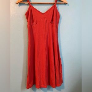 Forever 21 Women’s Red/Orange Thin Strap Dress Size L